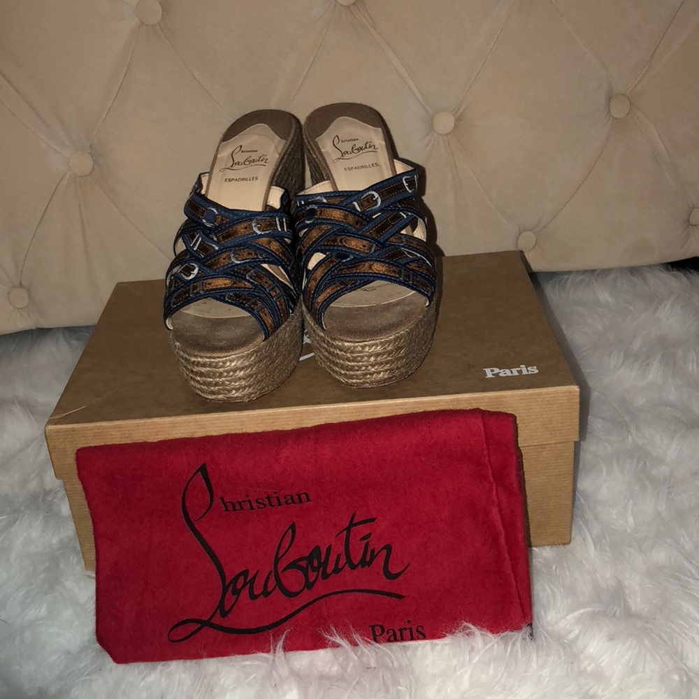 CREPON 100 RIBBON BUCKLE/ROPE CHRISTAIN LOUBOUTIN